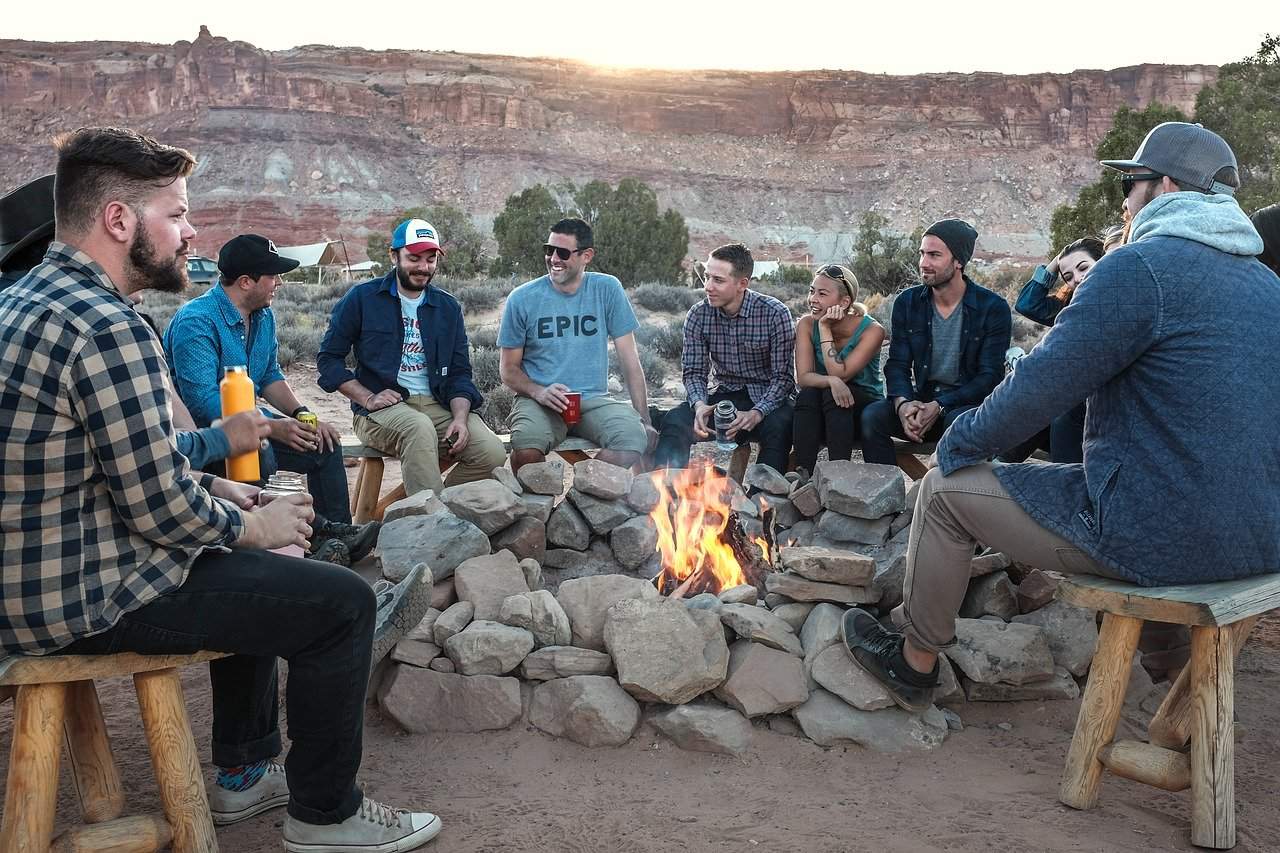 Shaving and camping